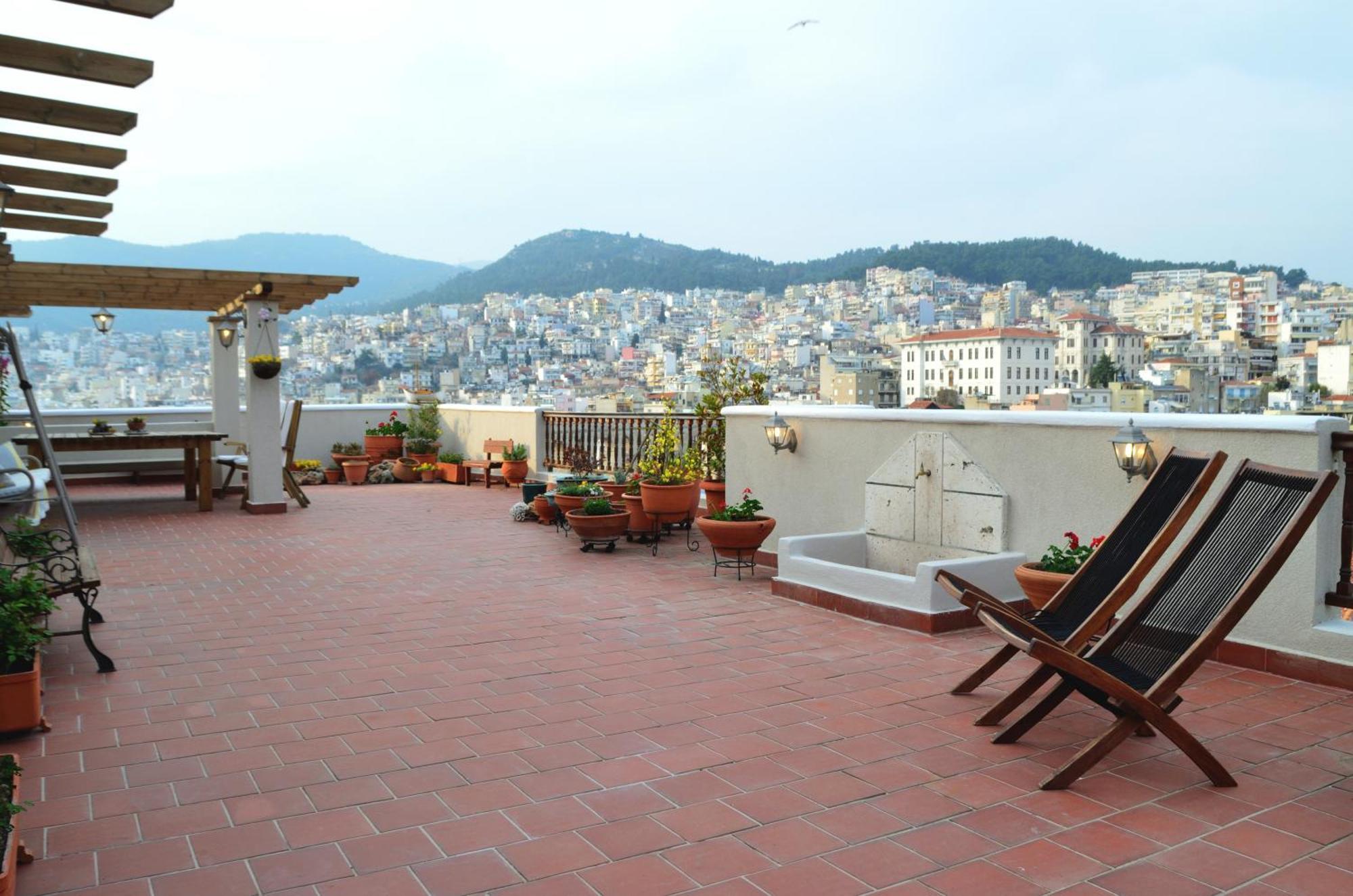 Old-Town Roof-Garden Suite كافالا المظهر الخارجي الصورة